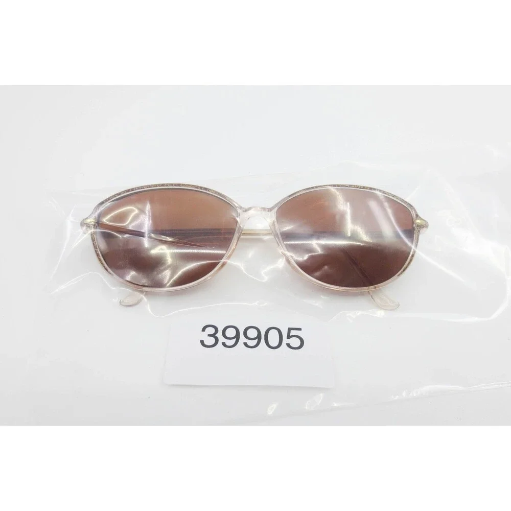 Silhouette M 1912 27 6053 Sunglasses Clear Gold Tortoise Oval Frame Austria 53mm